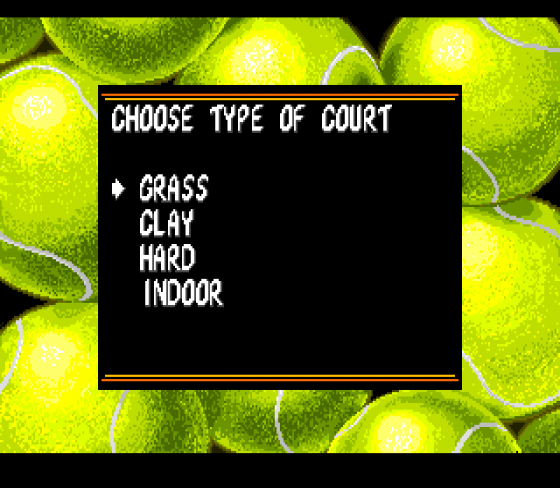 Andre Agassi Tennis Screenshot 11 (Sega Genesis)