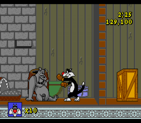 Sylvester & Tweety in Cagey Capers Screenshot 10 (Sega Genesis)