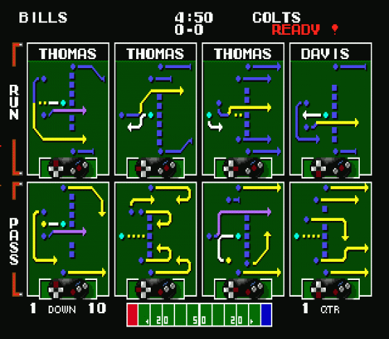 Tecmo Super Bowl Screenshot 15 (Sega Genesis)