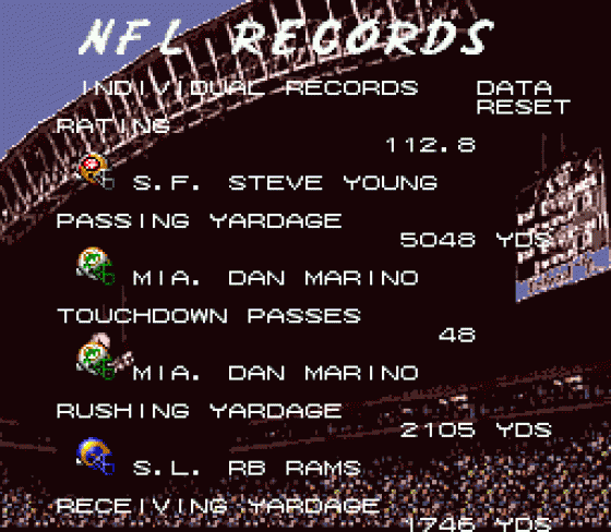 Tecmo Super Bowl III: Final Edition Screenshot 15 (Sega Genesis)