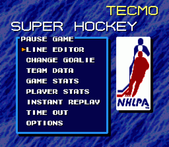 Tecmo Super Hockey Screenshot 5 (Sega Genesis)