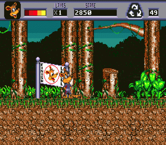 Awesome Possum Kicks Dr. Machino's Butt Screenshot 5 (Sega Genesis)