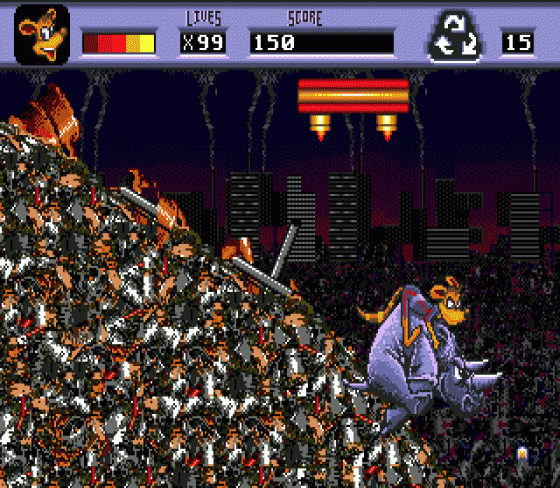 Awesome Possum Kicks Dr. Machino's Butt Screenshot 16 (Sega Genesis)