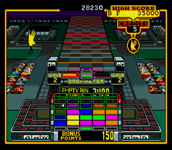 Klax Screenshot 8 (Sega Genesis)