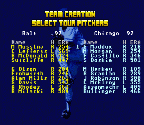 R.B.I. Baseball '93 Screenshot 16 (Sega Genesis)