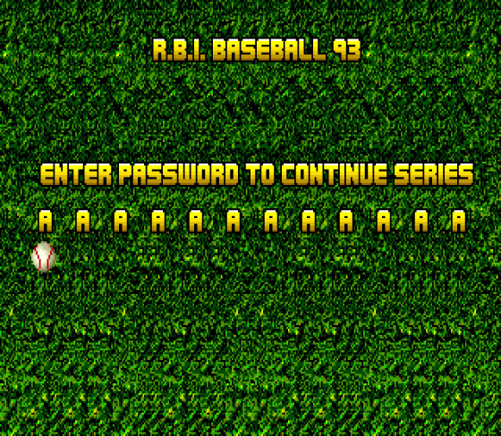 R.B.I. Baseball '93 Screenshot 19 (Sega Genesis)