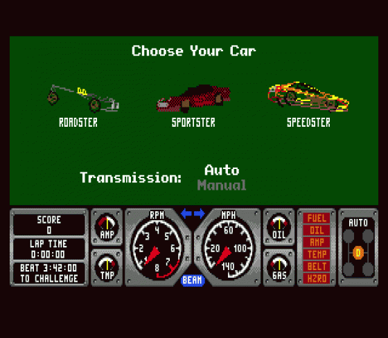 Race Drivin' Screenshot 11 (Sega Genesis)