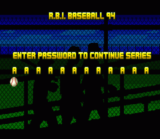 R.B.I. Baseball '94 Screenshot 19 (Sega Genesis)