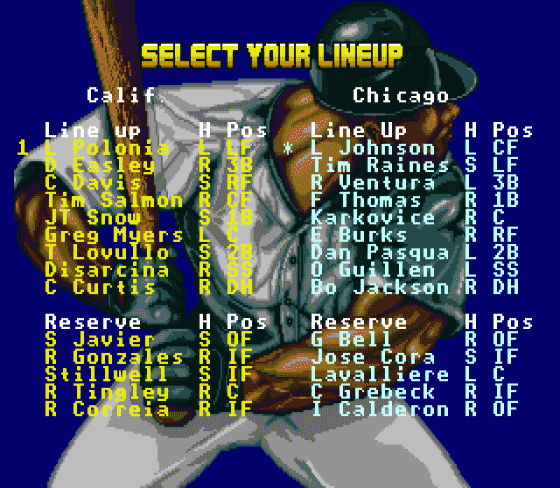 R.B.I. Baseball '94 Screenshot 22 (Sega Genesis)