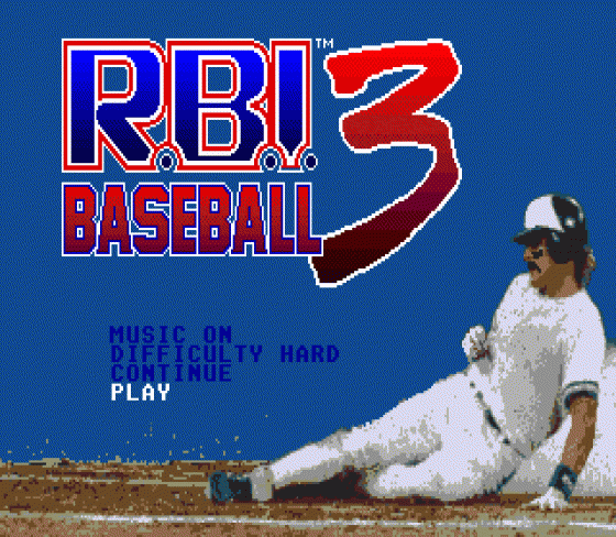 R.B.I. Baseball 3 Screenshot 13 (Sega Genesis)