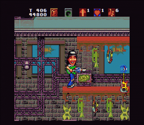 Wayne's World Screenshot 5 (Sega Genesis)