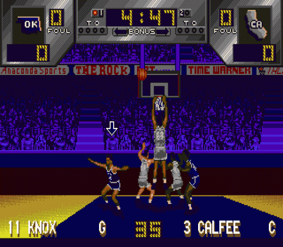 Dick Vitale's Awesome Baby! College Hoops Screenshot 5 (Sega Genesis)