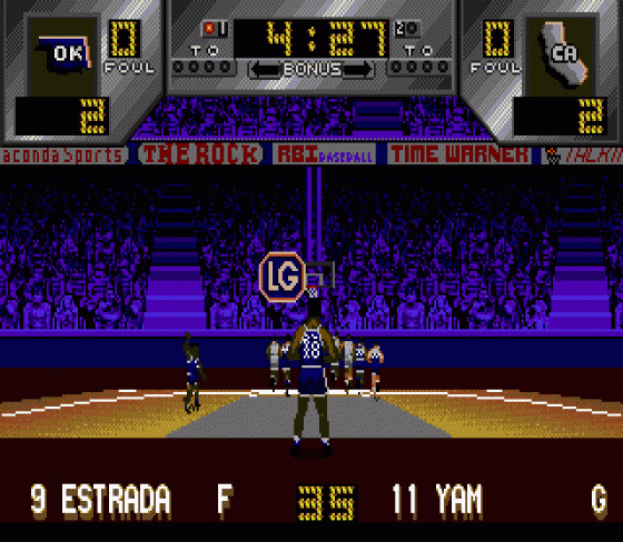 Dick Vitale's Awesome Baby! College Hoops Screenshot 6 (Sega Genesis)