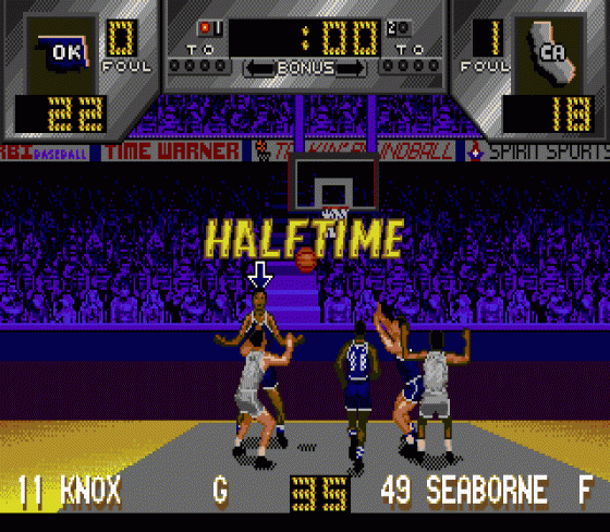 Dick Vitale's Awesome Baby! College Hoops Screenshot 11 (Sega Genesis)