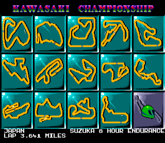 Kawasaki Superbike Challenge Screenshot 9 (Sega Genesis)