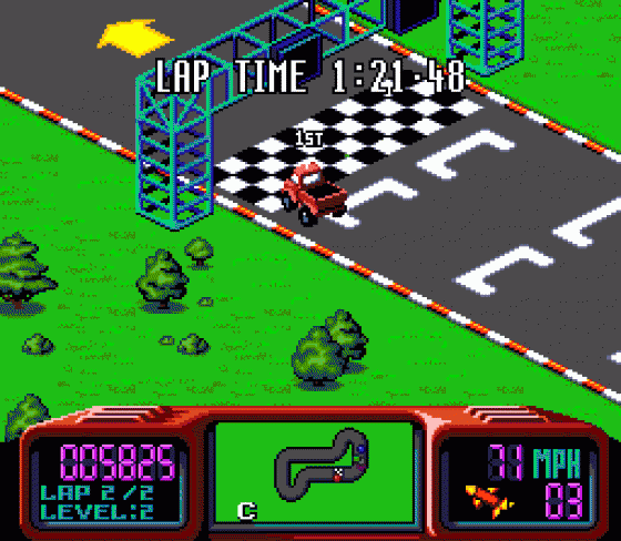 Championship Pro-Am Screenshot 9 (Sega Genesis)