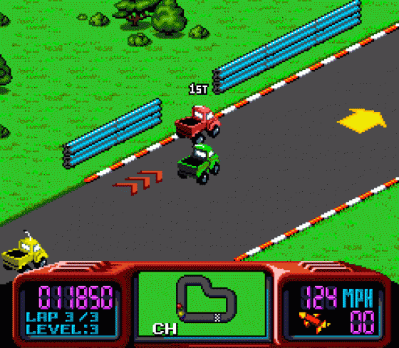 Championship Pro-Am Screenshot 15 (Sega Genesis)
