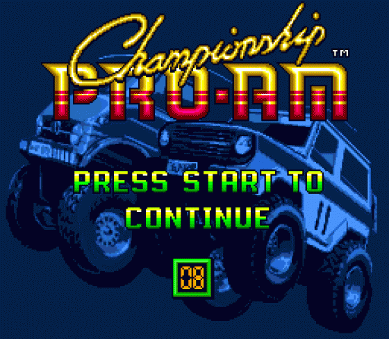 Championship Pro-Am Screenshot 19 (Sega Genesis)