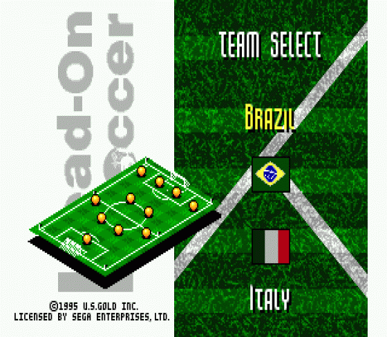 Head-On Soccer Screenshot 10 (Sega Genesis)