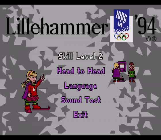 Winter Olympics: Lillehammer '94 Screenshot 26 (Sega Genesis)