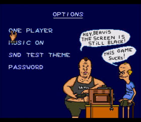 Beavis And Butt-Head Screenshot 16 (Sega Genesis)