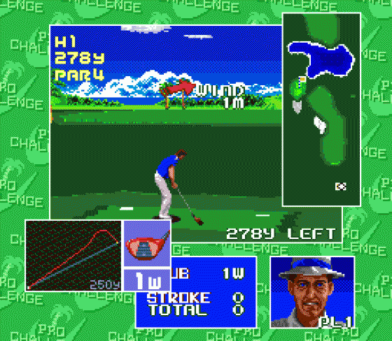 Chi Chi's Pro Challenge Golf Screenshot 13 (Sega Genesis)