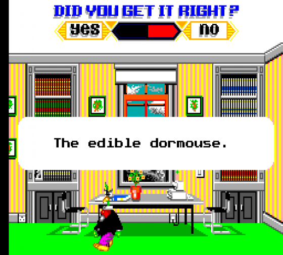 Trivial Pursuit: Genus Edition Screenshot 7 (Sega Master System (EU Version))