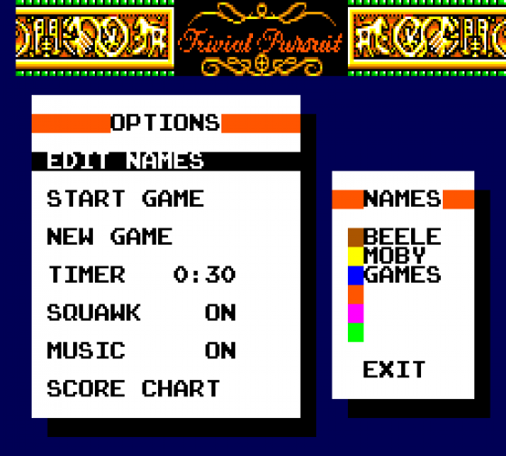 Trivial Pursuit: Genus Edition Screenshot 17 (Sega Master System (EU Version))