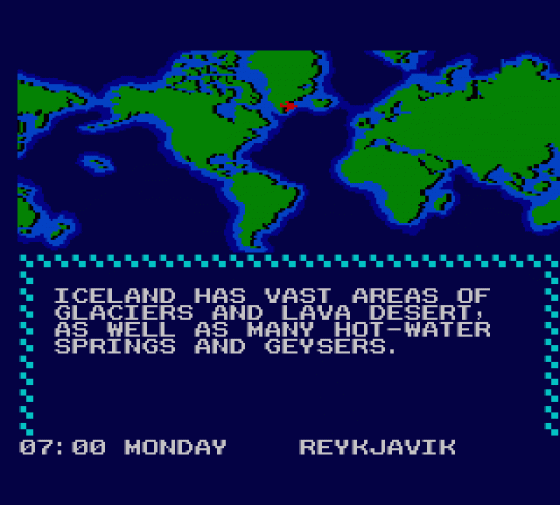 Where In The World Is Carmen Sandiego? Screenshot 8 (Sega Master System (EU Version))