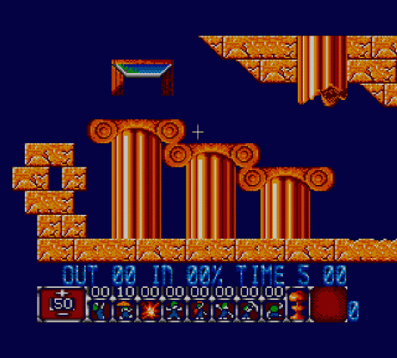 Lemmings Screenshot 12 (Sega Master System (EU Version))