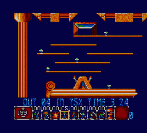 Lemmings Screenshot 17 (Sega Master System (EU Version))