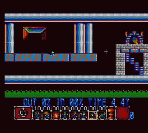 Lemmings Screenshot 18 (Sega Master System (EU Version))