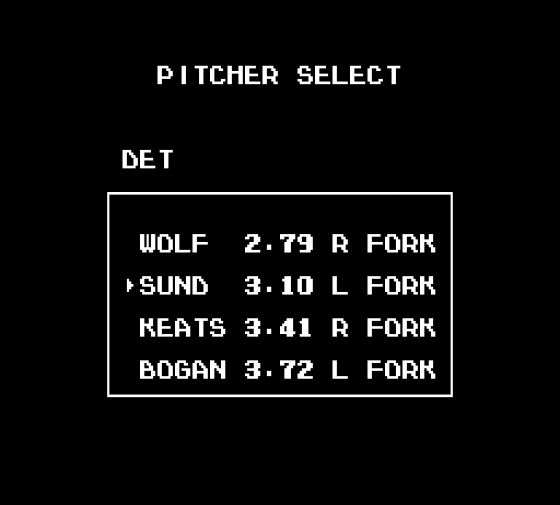 American Baseball Screenshot 8 (Sega Master System (EU Version))