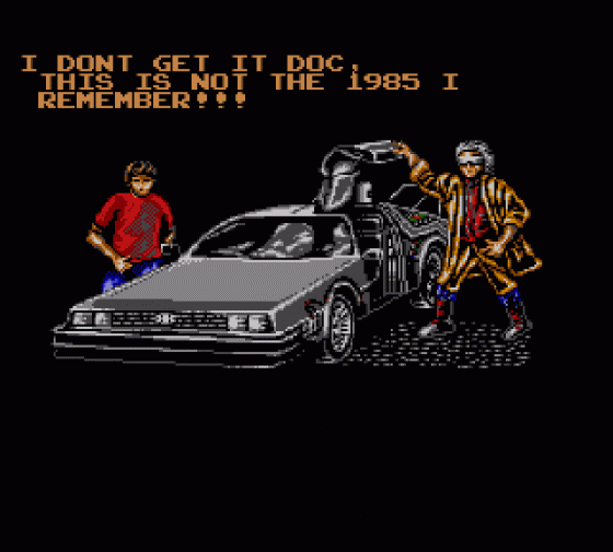 Back To The Future Part II Screenshot 7 (Sega Master System (EU Version))