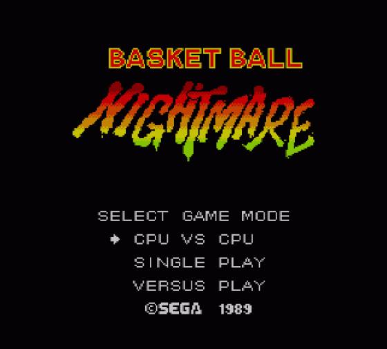 Basketball Nightmare Screenshot 10 (Sega Master System (EU Version))