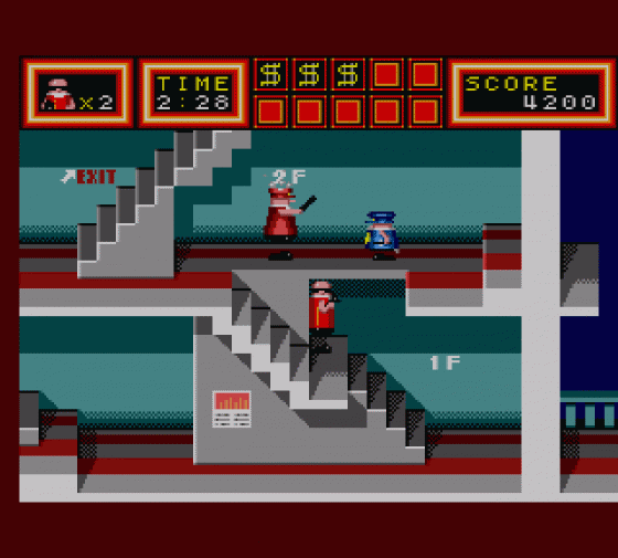 Bonanza Bros. Screenshot 14 (Sega Master System (EU Version))