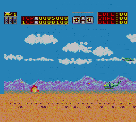 Choplifter! Screenshot 5 (Sega Master System (EU Version))