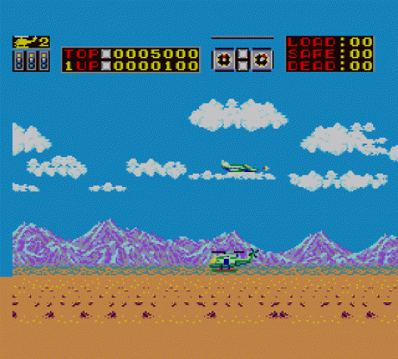 Choplifter! Screenshot 6 (Sega Master System (EU Version))