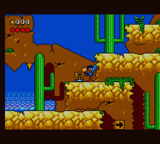 Desert Speedtrap Starring Road Runner And Wile E Coyote Screenshot 14 (Sega Master System (EU Version))