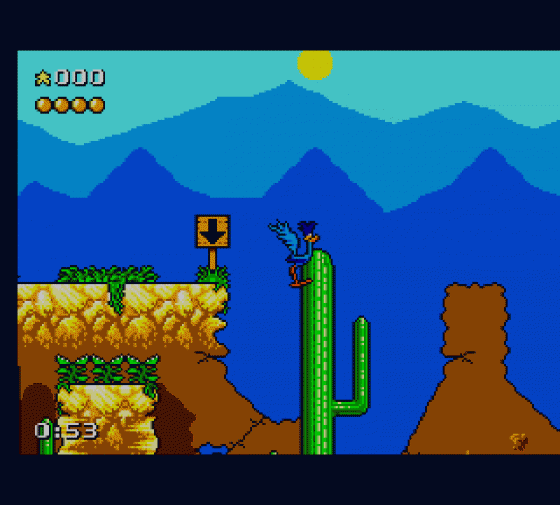 Desert Speedtrap Starring Road Runner And Wile E Coyote Screenshot 16 (Sega Master System (EU Version))