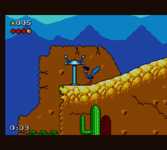 Desert Speedtrap Starring Road Runner And Wile E Coyote Screenshot 18 (Sega Master System (EU Version))