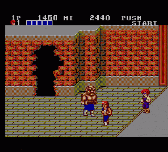 Double Dragon Screenshot 7 (Sega Master System (JP Version))