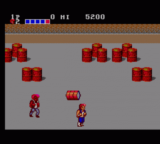 Double Dragon Screenshot 10 (Sega Master System (JP Version))