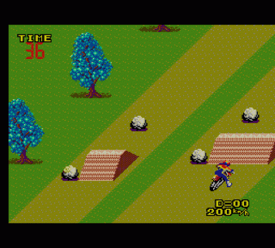 Enduro Racer Screenshot 5 (Sega Master System (EU Version))