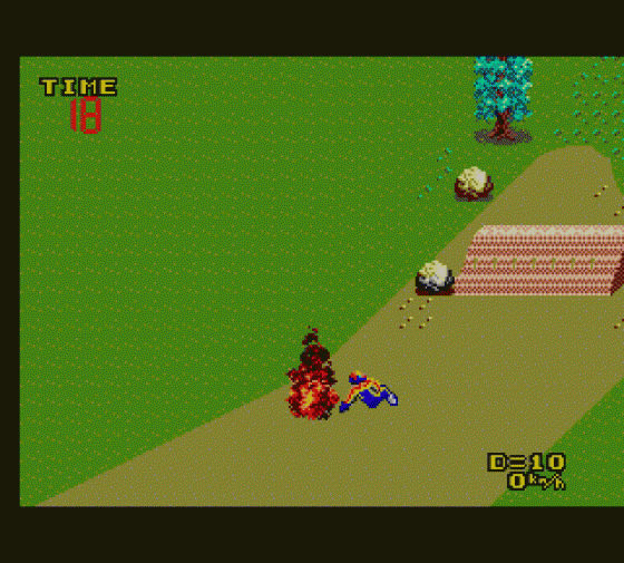 Enduro Racer Screenshot 7 (Sega Master System (EU Version))