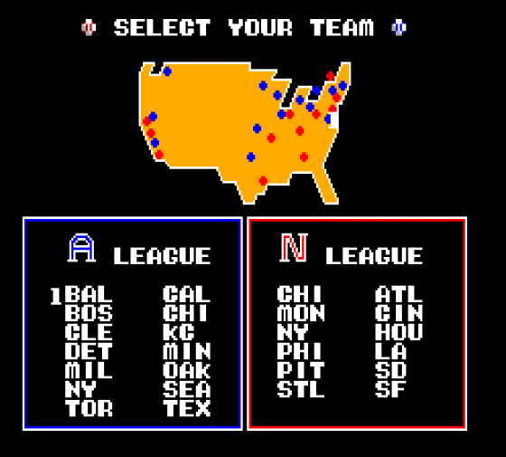 Great Baseball Screenshot 8 (Sega Master System (EU Version))