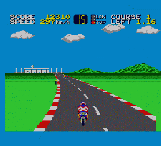Hang On Screenshot 9 (Sega Master System (JP Version))
