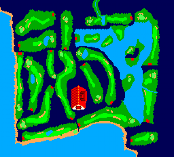 Masters' Golf Screenshot 7 (Sega Master System (EU Version))