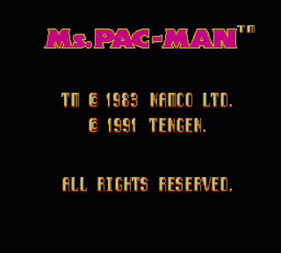 Ms. Pac-Man Screenshot 13 (Sega Master System (EU Version))