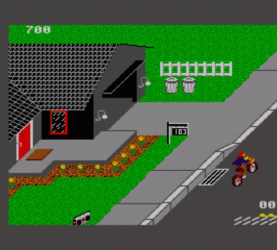 Paperboy Screenshot 10 (Sega Master System (EU Version))